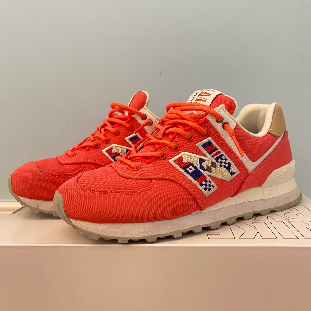 New Balance 574 Nautical flag (US size 7)